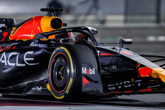 Max Verstappen je mirno pripeljal do 49. zmage. FOTO: Karim Jaafar/AFP