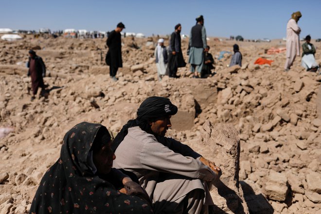 Na ruševinah FOTO: Ali Khara/Reuters