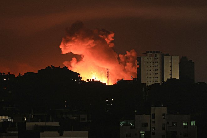 Združeni narodi svarijo pred katastrofo. FOTO: Mahmud Hams/AFP