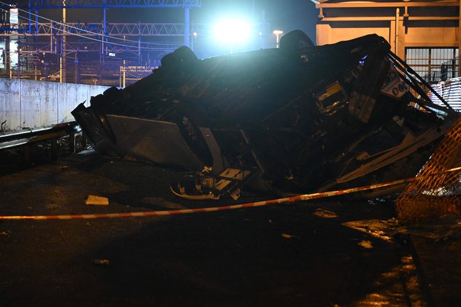Župan Benetk je dejal, da je bilo prizorišče nesreče »apokaliptično«. FOTO: Marco Sabadin/AFP
