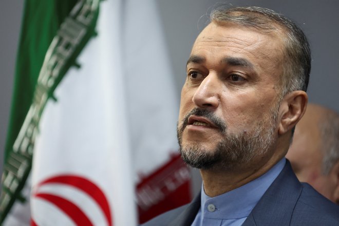 Iranski zunanji minister Hossein Amirabdollahian. FOTO: Mohamed Azakir/Reuters