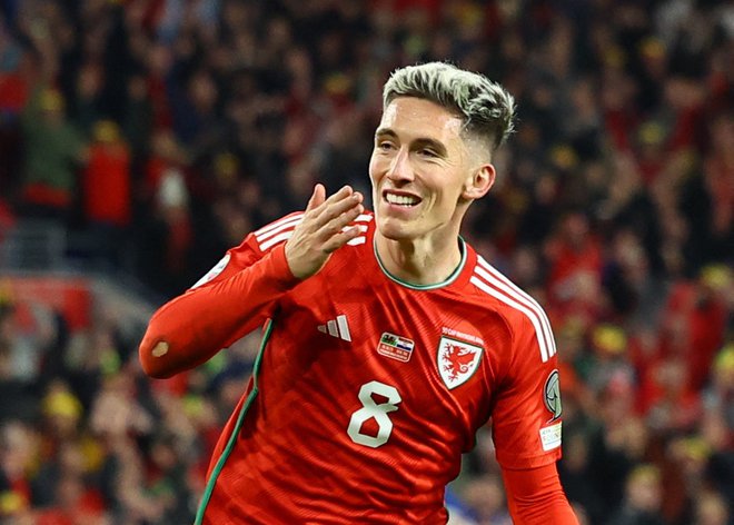 Harry Wilson je bil junak zmage Valižanov nad Hrvati. FOTO: Molly Darlington/Reuters