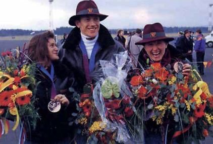 Brez Bloudkove nagrade so ostali tudi junaki OI 1994 v Lillehammerju  bronasti Alenka Dovžan, Jure Košir in Katja Koren Miklavec. FOTO: Dokumentacija Dela