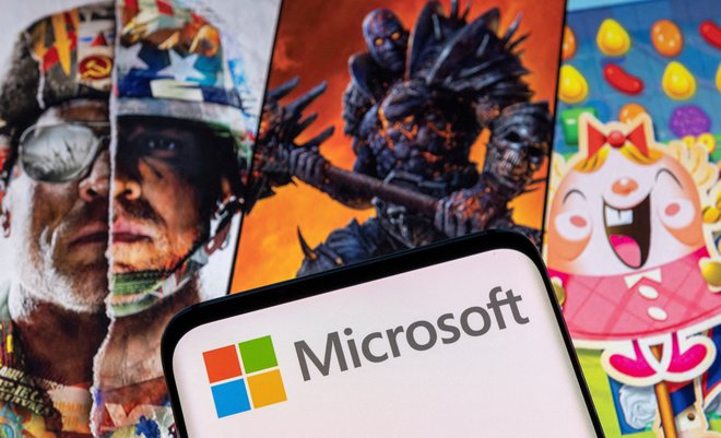 Microsoftov nakup Activision Blizzarda je bil posel s številnimi preobrati. FOTO: Dado Ruvić/Reuters

 