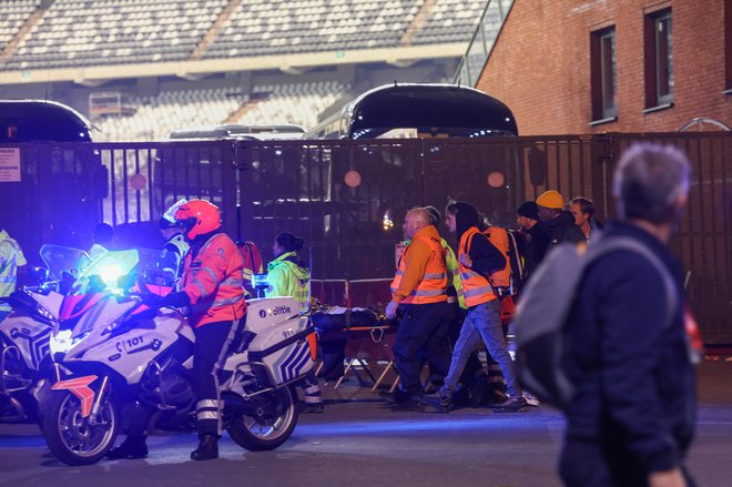 Strelec je ubil dva švedska navijača. FOTO: Yves Herman/Reuters