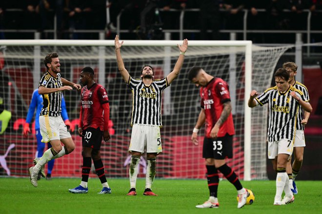 Manuel Locatelli (5) je prinesel Juventusu tri točke. FOTO: Marco Bertorello/AFP