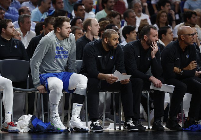 Pri Dallasu upajo, da bo Luka Dončić po težavah s poškodbo nared za spopad proti ekipi San Antonio Spurs FOTO: Juan Medina/Reuters