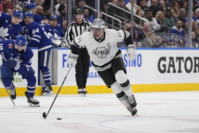 Anže Kopitar med eno od akcij. FOTO: John E. Sokolowski/Usa Today Sports