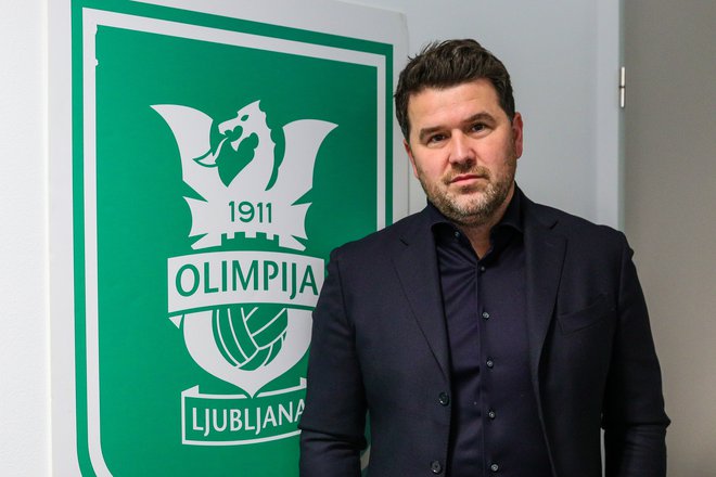 Direktor NK Olimpija Igor Barišić je prepričan, da bo jesenski zaključek sezpone v znaku šampionskih zeleno-belih. FOTO: Črt Piksi/Delo