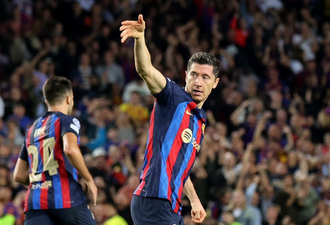 Posebej odmevna okrepitev Barcelone je bil nazadnje Robert Lewandowski. FOTO: Nacho Doce/Reuters