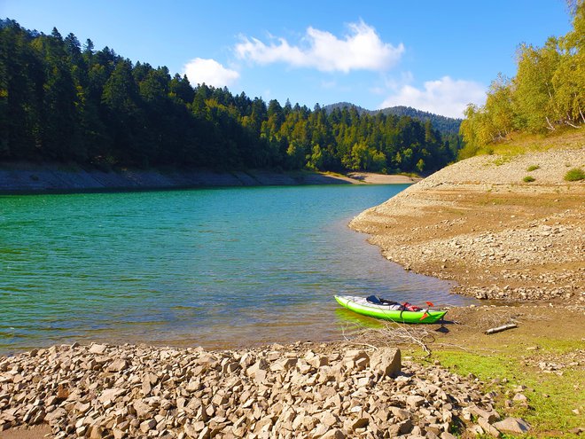 Običajen pogled na potopljeno Lujzijano FOTO: Aleš Nosan