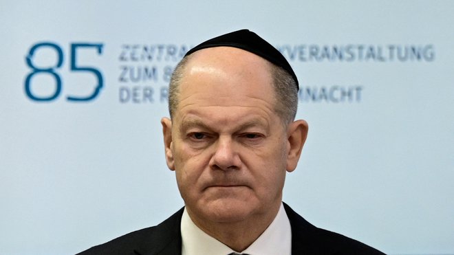 Nemški kancler Olaf Scholz FOTO: Pool via Reuters