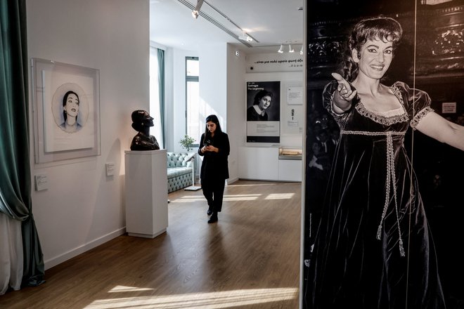 V Atenah so konec minulega meseca odprli muzej, posvečen Marii Callas. Foto Louisa Gouliamaki/ Reuters