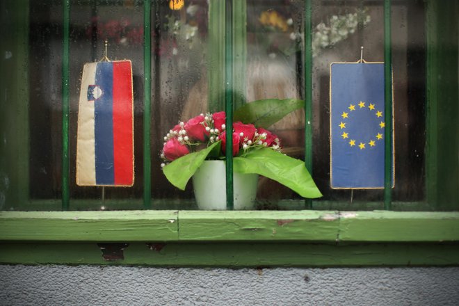 Nad sedanjimi simboli, sprejetimi v osamosvojitveni naglici na skoraj rokohitrski način in brez besede zastavoslovja in grboslovja, vsi niso navdušeni. FOTO: Jure Eržen/delo