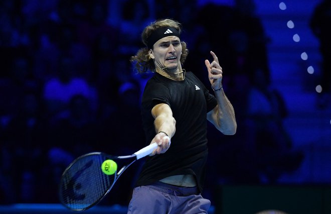 Alexander Zverev je premagal Carlosa Alcaraza. FOTO: Tiziana Fabi/AFP