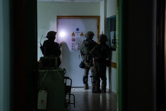 Izraelski vojaki v Al Šifi FOTO: Israel Defense Forces via Reuters