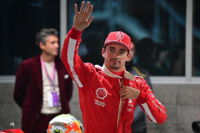 Charles Leclerc je bil najboljši v kvalifikacijah. FOTO: Gary A. Vasquez/Reuters