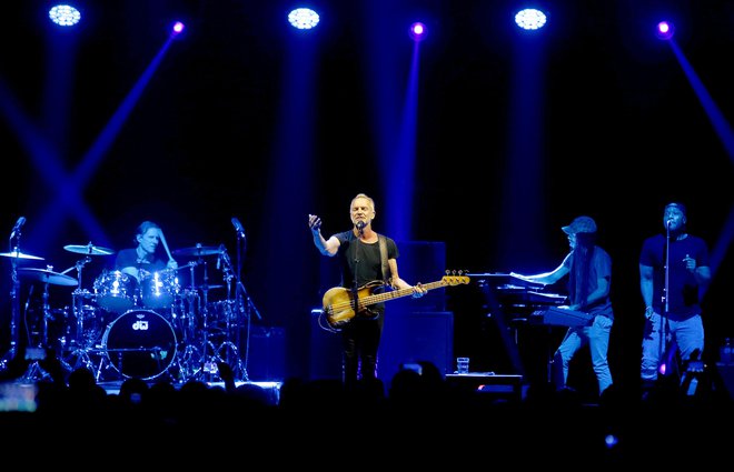 Sting je nazadnje nastopil v dvorani Stožice 4. junija, 2019, ko je predstavil album My songs. Foto: Roman Šipić/Delo