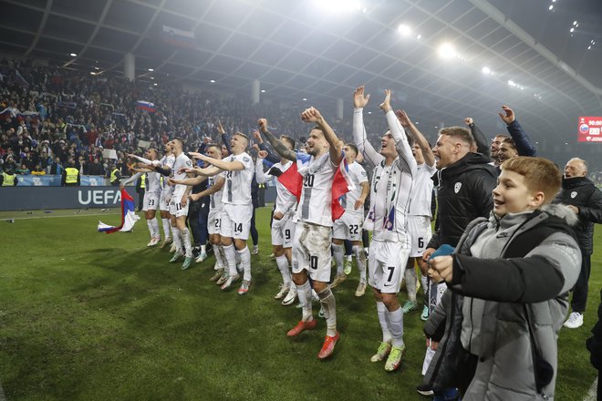 Slovenski nogometaši bodo igrali na evropskem prvenstvu v Nemčiji. FOTO: Leon Vidic