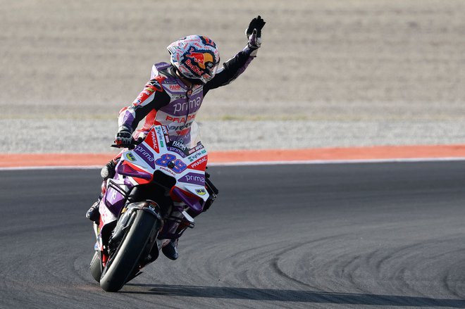 Jorge Martin še ni obupal v boju za naslov svetovnega prvaka.  FOTO: Jose Jordan /AFP