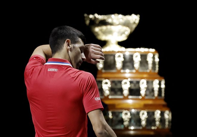 Novaku Đokoviću se lovorika za Davisov pokal vse bolj izmika.i FOTO:Jon Nazca/Reuters