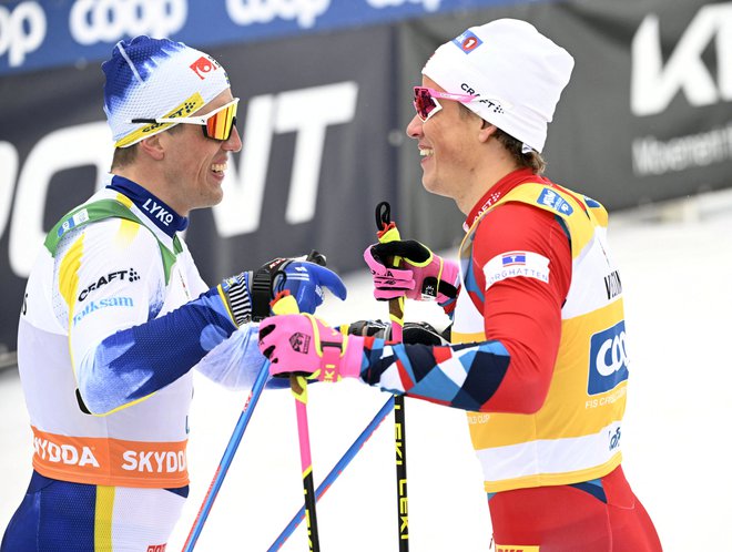Calle Halfvarsson (levo) je iskreno povedal, da je bila njegova moškost zamrznjena. FOTO: Lehtikuva Via Reuters