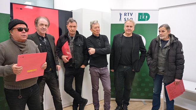 Pankrti z novo vinilno izdajo Rdečega albuma.  FOTO: Zdenko Matoz/Delo