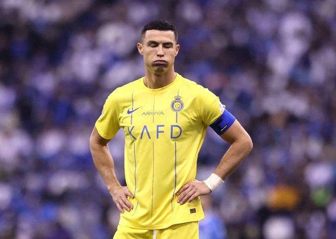 Cristiano Ronaldo je v začetku leta šokiral svetovno javnost, ko je razkril, da bo pri 37 letih kariero nadaljeval v savdskem klubu Al Nassr. FOTO: Ahmed Josri/Reuters