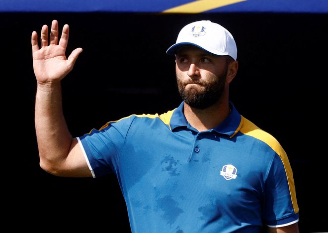 Jon Rahm je pomahal v slovo turneji PGA. FOTO: Yara Nardi/ Reuters