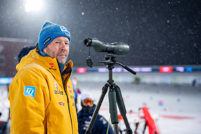 Uroš Velepec se je imenitno znašel v vlogi glavnega trenerja nemških biatloncev. FOTO: Frederika Orb/DSV