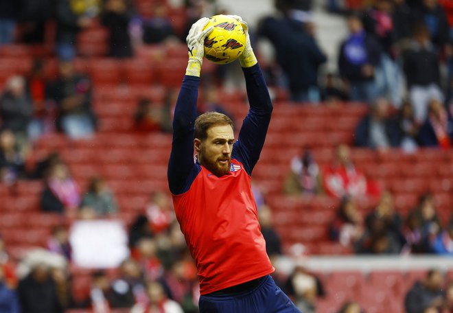 Jan Oblak in soigralci drvijo proti rekordu. FOTO: Susana Vera/Reuters