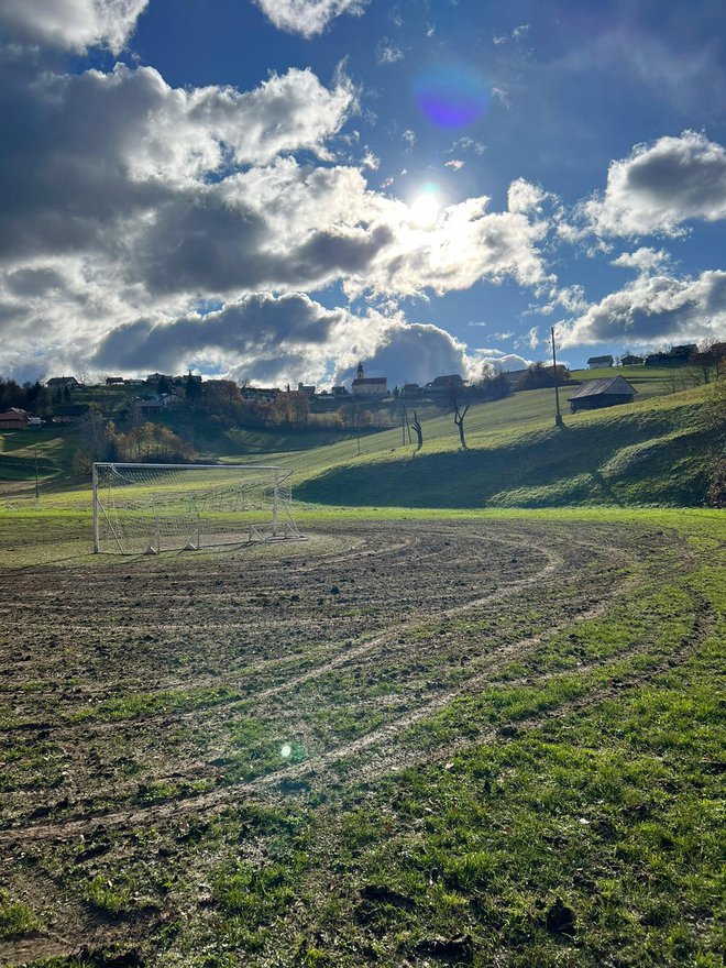 Igrišče je neuporabno. FOTO: NK Šentjur