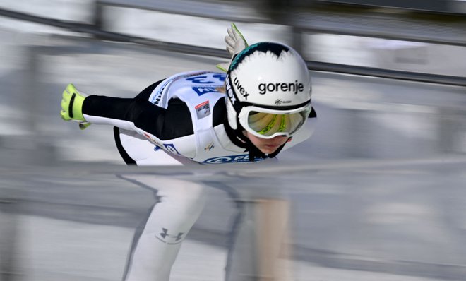 Tudi Ema Klinec bo prvič tekmovala v Engelbergu. FOTO: Ina Fassbender/AFP