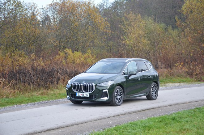 BMW še ima enoprostorski model, active tourer serije 2 ima lahko različne pogone, lahko je tudi priključni hibrid. FOTO: Gašper Boncelj