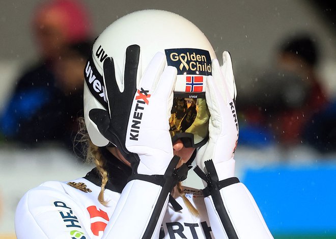 Maren Lundby je sporočila, da končuje svojo blestečo športno pot. FOTO: Borut Živulović/Reuters