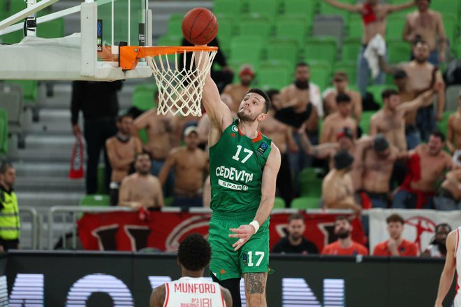 Karlo Matković je bil najbolj učinkovit pri Cedeviti Olimpiji. FOTO: Cedevita Olimpija