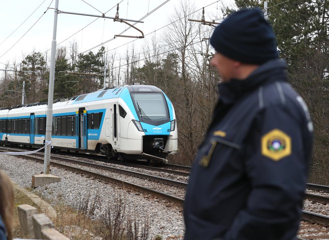 Nesreča se je zgodila na železniški progi med Postojno in Prestrankom pri starem prehodu Rakitnik. FOTO: Dejan Javornik/Slovenske novice
