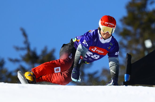 Žan Košir se je moral zadovoljiti z desetim mestom. FOTO: Borut Živulovič/Reuters