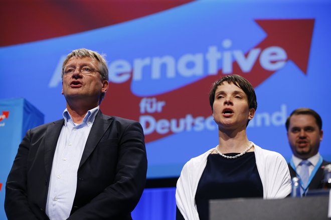 Vladna kriza bo dala zagon opozicijskim strankam, tako krščanskodemokratski CDU kot skrajno desni AfD. FOTO: Wolfgang Rattay/REUTERS