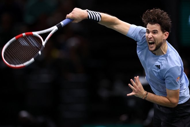 Dominic Thiem tega dne zlepa ne bo pozabil. FOTO: Stephanie Lecocq/Reuters