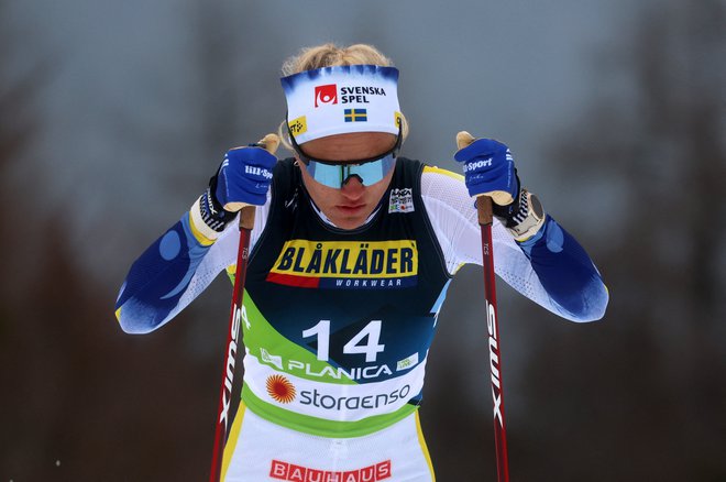 Linn Svahn je ugnala vse tekmice. FOTO: Borut Živulović/Reuters