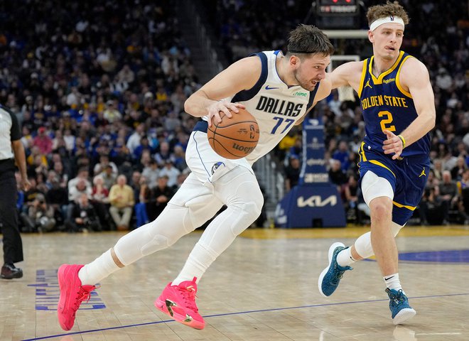 Luka Dončić je bil najbolj zaslužen za zmago Dallasa. FOTO: Thearon W. Henderson/AFP