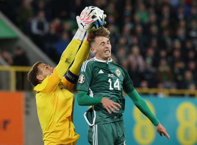 Jan Oblak je poveljnik slovenske obrambe. FOTO: Lorraine Osullivan/Reuters