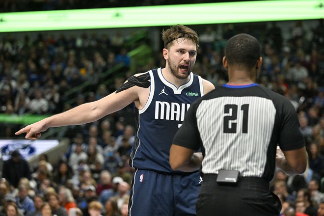 Luka Dončić sodi med najbolj priljubljene košarkarje v ligi NBA. FOTO: Jerome Miron/Usa Today Sports