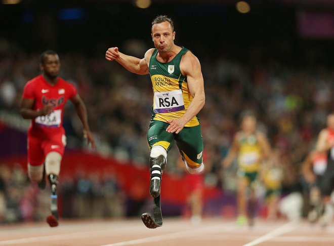 Oscar Pistorius je osvojil kar šest zlatih kolajn na paraolimpijskih igrah. FOTO: Matthew Childs/Action Images Via Reuters