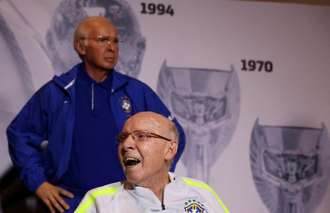 Mario Jorge Lobo Zagallo je umrl v 93. letu starosti. FOTO: Sergio Moraes/Reuters