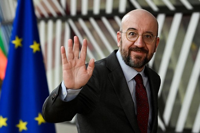 Charles Michel se bo junija na volitvah v evropski parlament potegoval za poslanski sedež kot nosilec liste frankofonskih liberalcev v Belgiji. FOTO: John Thys/AFP