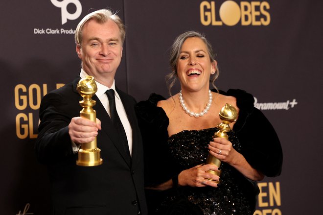 Christopher Nolan in Emma Thomas. FOTO: Mario Anzuoni/Reuters