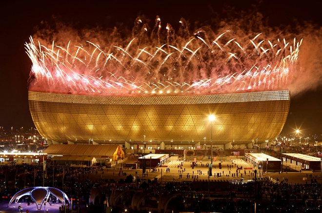 Lusail štadion je bil tudi prizorišče finala zadnjega svetovnega prvenstva v nogometu. FOTO: Hamad I Mohammed/Reuters