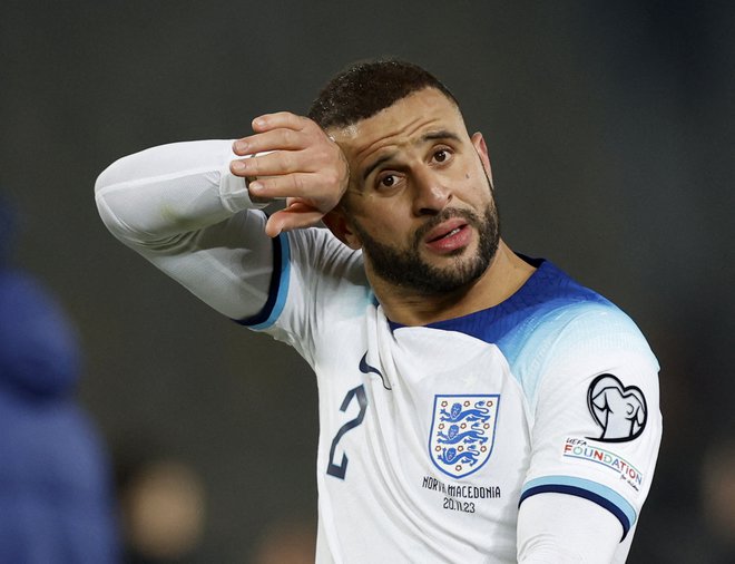 Kyle Walker ima v teh dneh precej skrbi. FOTO: Peter Cziborra/ Reuters